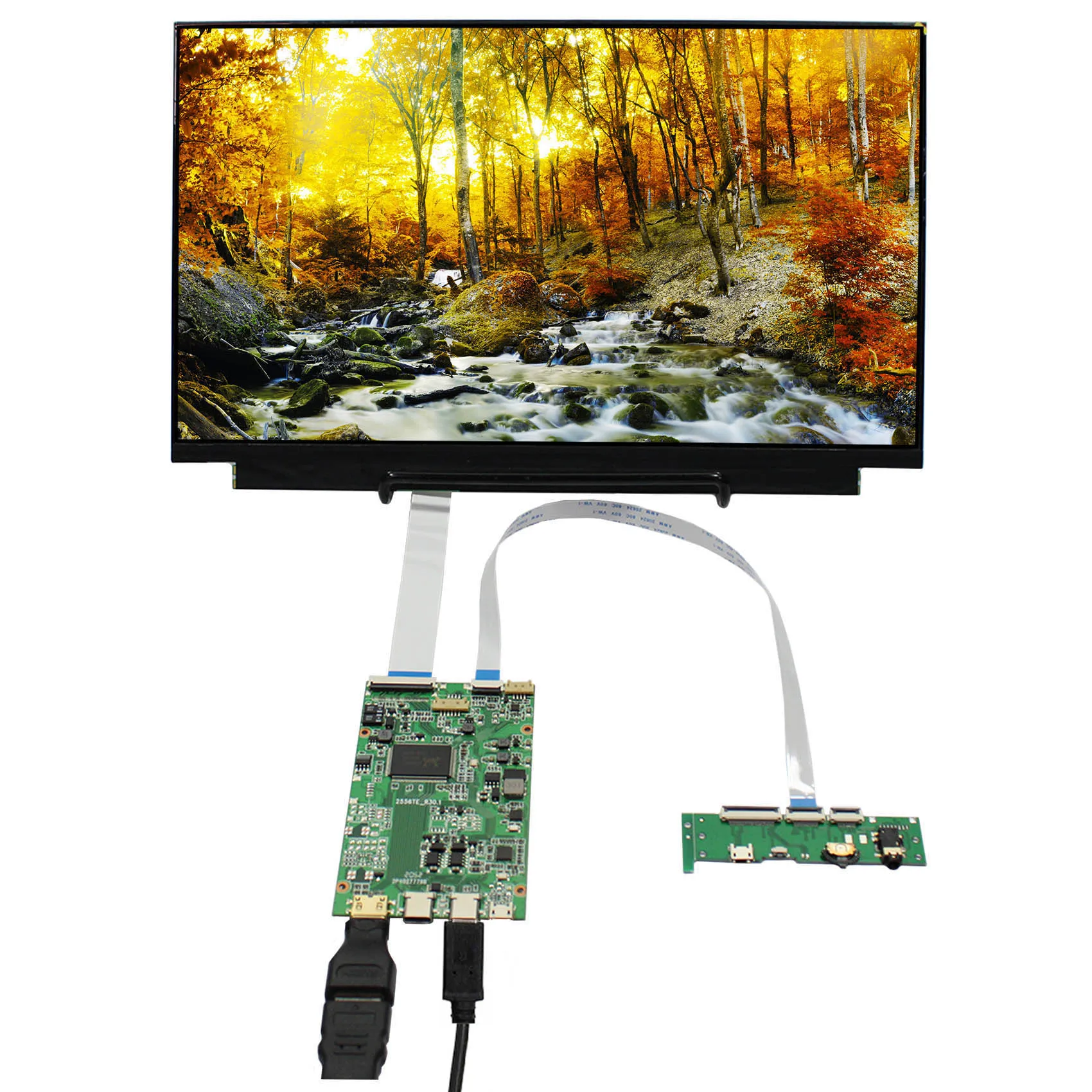 

13.3 inch 1920x1080 FHD IPS LCD Screen and USB Type C mini H DMI Controller Board