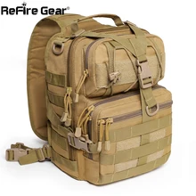 Refire gear 20L водонепроницаемый армейский тактический рюкзак для мужчин солдат Штурмовые рюкзаки на плечо сумка Военная Molle пакет слинг нагрудная сумка