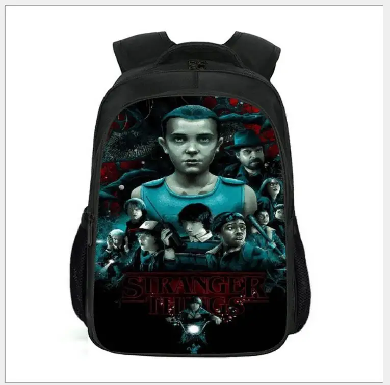Mochilas Stranger Things School Bag for Teenage Boys Girls's Backpack Laptop Backpack Women Men Travel Shoulder Bags - Цвет: as pictures