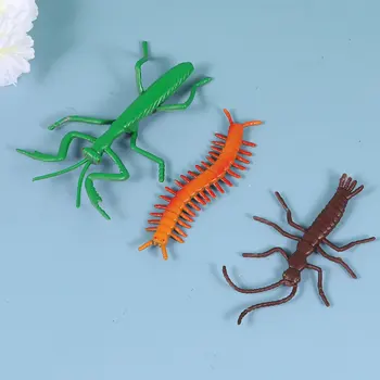 

24pcs Fake Delicate Luminous Animal Portable Insect Tricky Toy Kids Gift for Kids Party