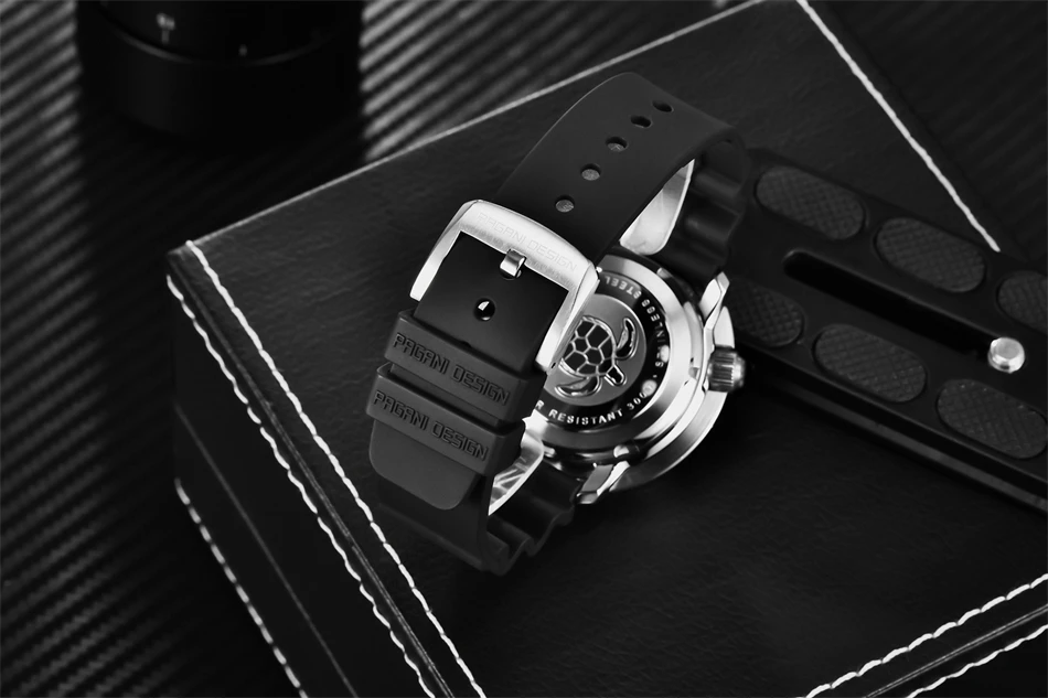 PAGANI DESIGN New 45MM Tuna Diving Wristwatch Men's 300M Waterproof Mechanical Automatic Watches Ceramic Bezel Relogio Masculino