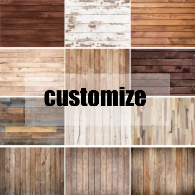 Mocsicka Rubber Floor Photo Background Floor Customize Printed Vintage Wood Newborn Baby Backdrop Anti-slip Rubber Backed Mat Style 11