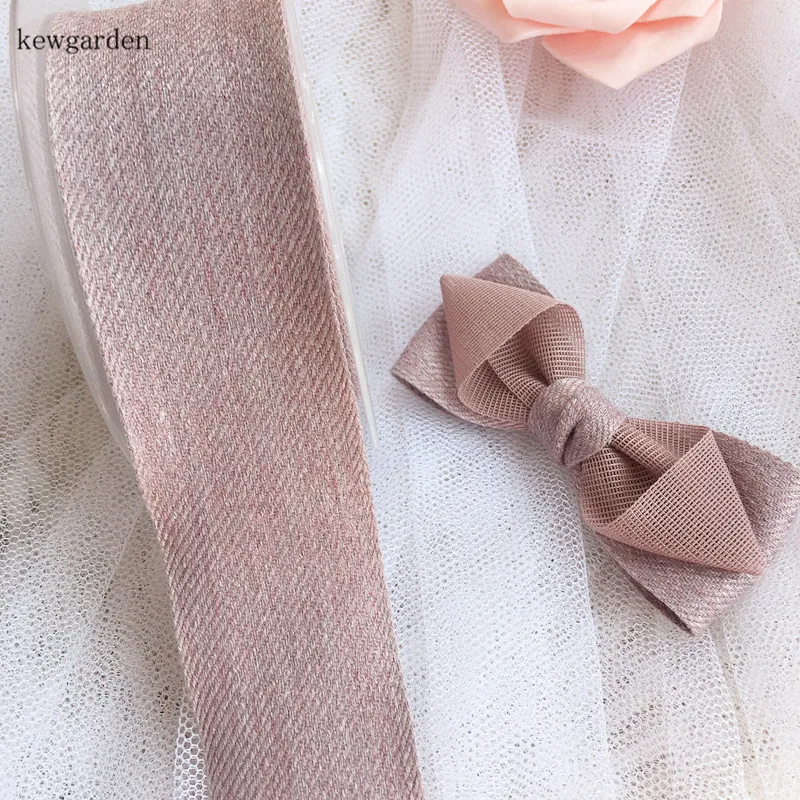 Kewgarden DIY лук аксессуары для одежды 1," 1" 25 мм 38 мм Twill полиэстер хлопок шерсть RibbonsHandmade ленты тесьма 10 ярдов