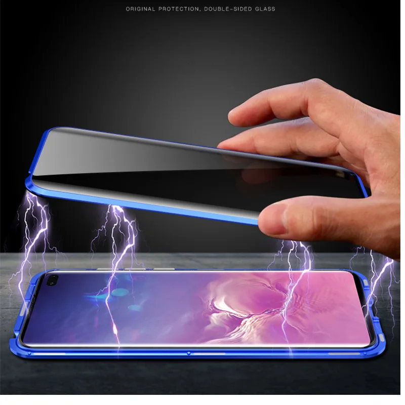 Магнитный чехол для Samsung S8 S9 S10 Plus E Note 8 9 A50 Huawei P30 Mate20 Mate20Pro MateP20/Pro | Мобильные