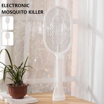 

Portable electronic mosquito swatter usb charging-indoor and outdoor universal travel essential electric mosquito swatter