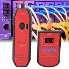 YN-893 сетевой кабель мониторинга тестер перезаряжаемый Многофункциональный светодиодный дисплей RJ45 провода дефектоскоп LAN Сетевой кабель тестер