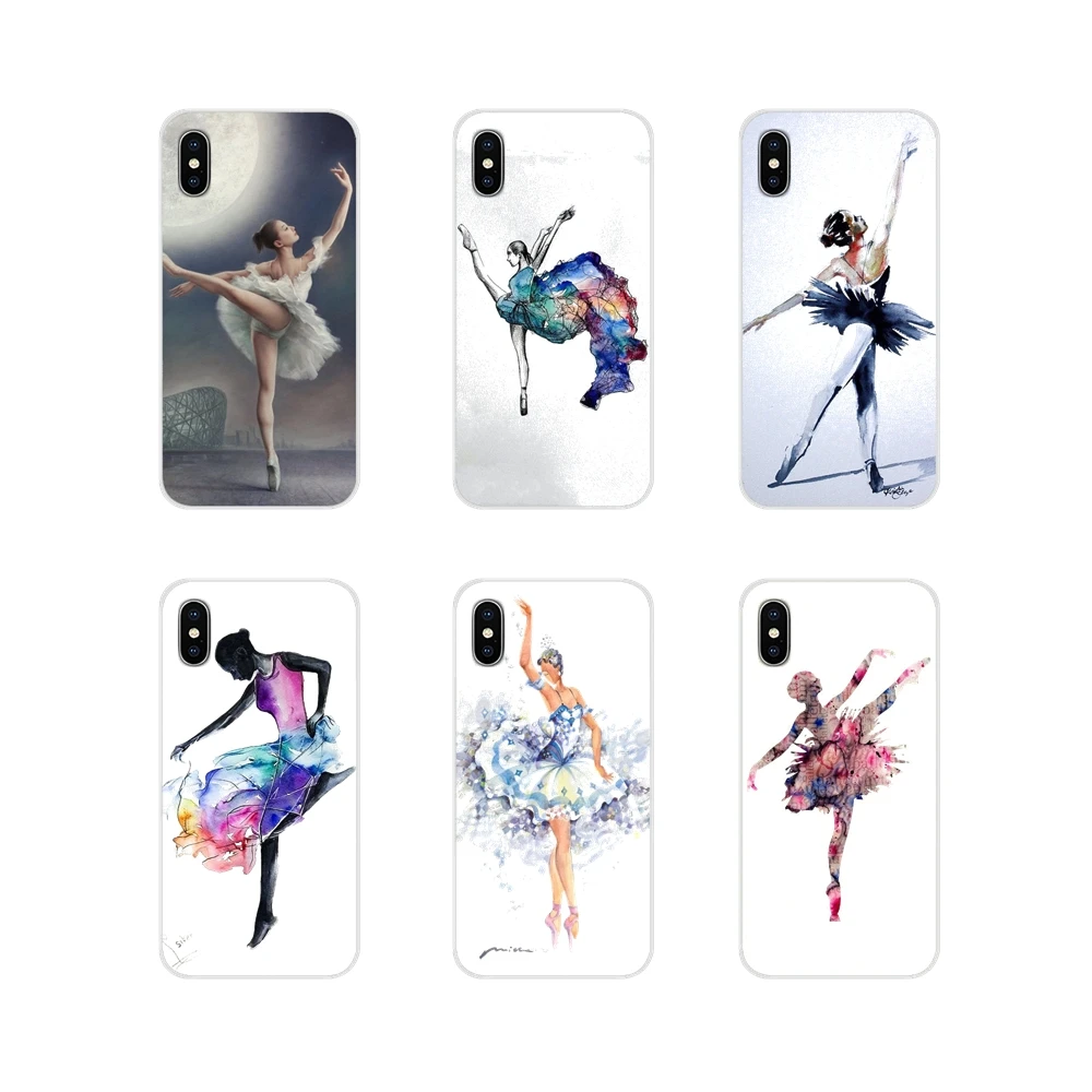 

For Samsung A10 A30 A40 A50 A60 A70 Galaxy S2 Note 2 3 Grand Core Prime Ballerina Girl Dancing Accessories Phone Cases Covers