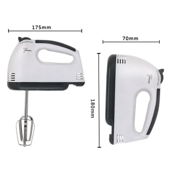 

7 Speed Turbo Electric Hand Mixer Whisk TableTop Blender Beater Dough Milk Frother Electric Coffee Mixer