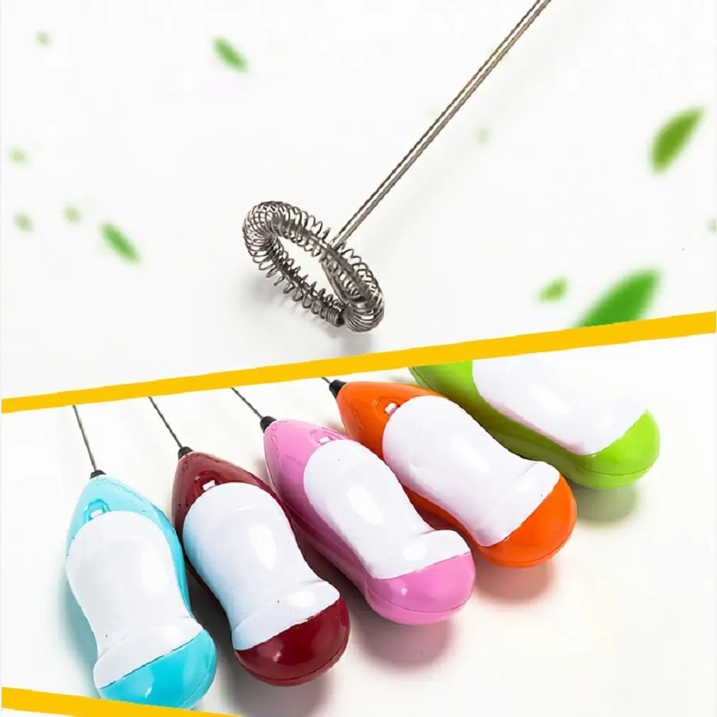 

Manual Coffee Blender Egg Beater Bubbler Milk Foamer Maker Stir Juice Electric Handheld Mixer Blender Egg Stirring Kitchen Tools