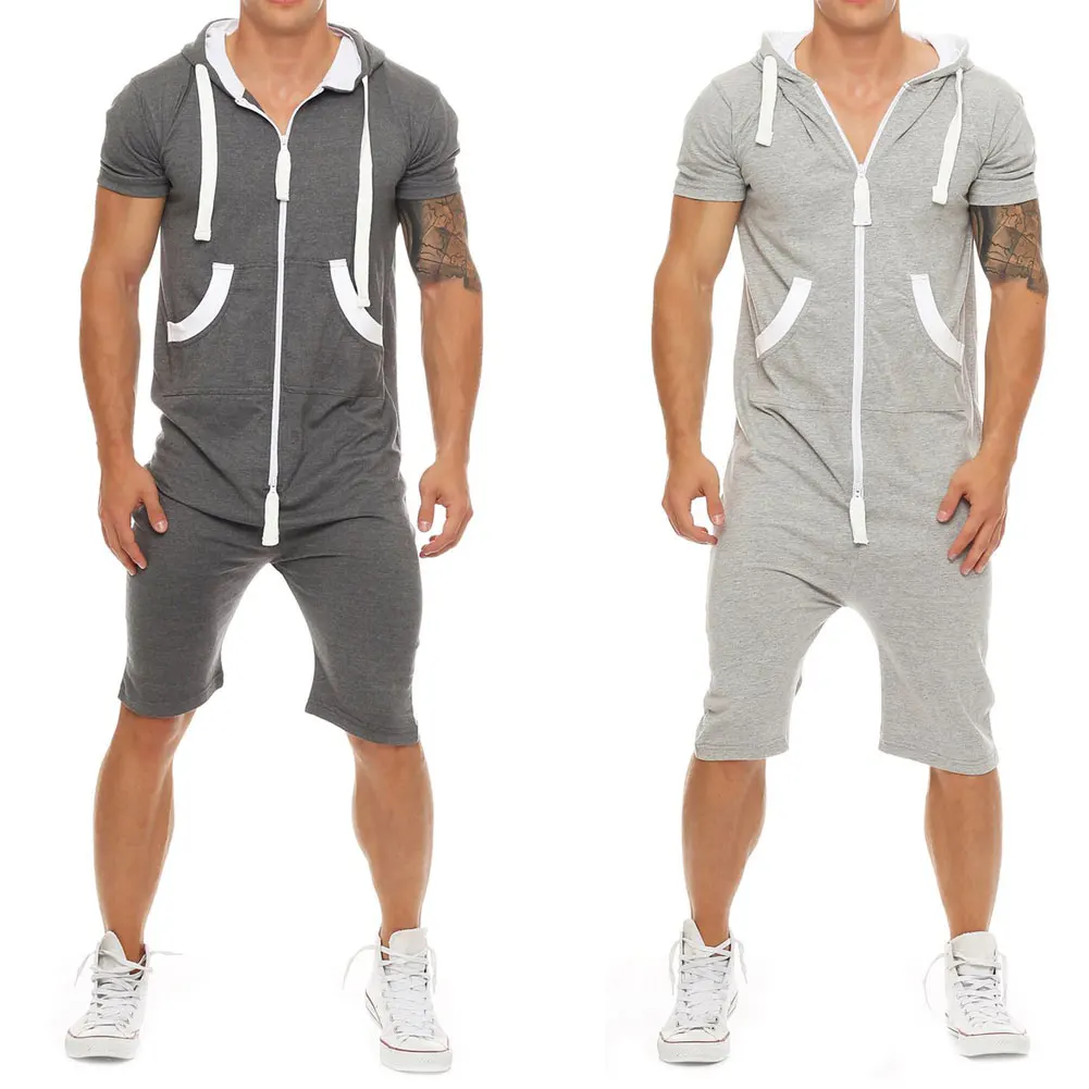 short jumpsuit men