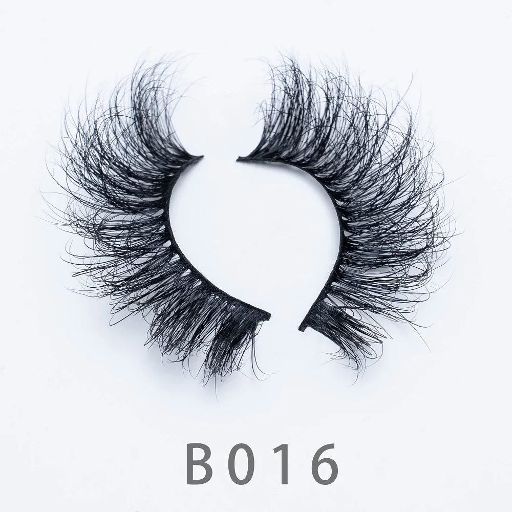 

25mm 5D B16 Mink False Strip Eyelashes Natural Wispy Fluffy Dramatic Volume Fake Lashes Extension Handmade Cruelty-Free Eyelash