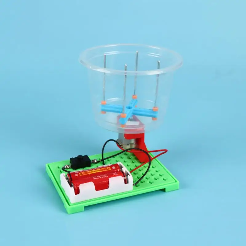 

Children Mixer Blender Model Toys DIY Electric Kids Students Science Experiment Learning Educational Material Kits