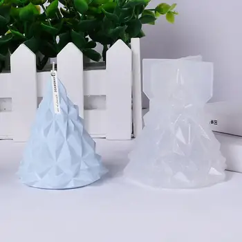 

Christmas Tree Silicone Mold Xmas Decoration Diy Soap Craft Aromatherapy Ornament Plaster Natal Mold Mould Navidad Mold Can X9R9