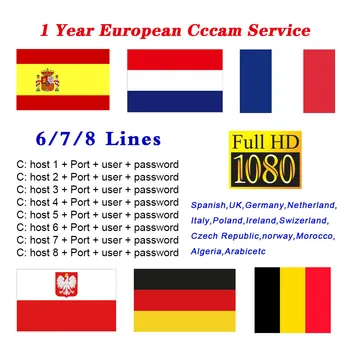 

Europe Cccam 6 7 8 Europe cline Full HD 2 Years Cccam cline for Europe Use for Satellite TV Receiver DVB-S2 Gtmedia V8 NOVA