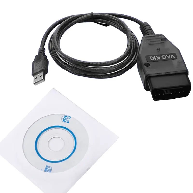 Крупнейший поставщик USB кабель KKL VAG-COM 409,1 для OBD2 II диагностический сканер VW/Audi/Seat VCDS UK