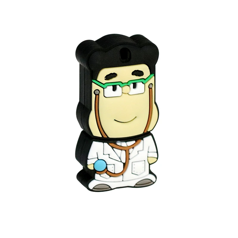 Cartoon cute Doctor Cle USB Key pendrive 256 64 32 128 gb 16GB Pen drive Thumb Drive 8GB 4GB memory Stick U Disk usb2.0 Gift Cartoon cute Doctor Cle USB Key pendrive 256 64 32 128 gb 16GB Pen drive Thumb Drive 8GB 4GB memory Stick U Disk usb2.0 Gift