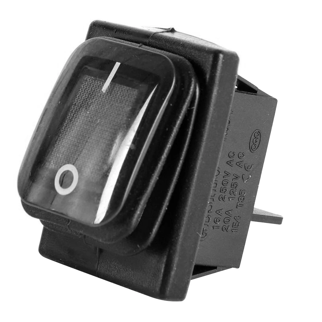 No LED Вкл/Выкл На 30A/220V Heavy Duty 6-контактный DPDT IP67 Водонепроницаемый T85 авто лодка морской переключатель кулисный переключатель с светодиодный 12V 220V 30x22 мм - Цвет: No LED
