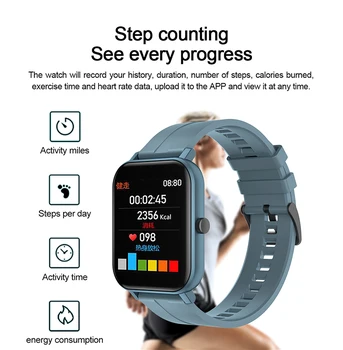 

F22 Smart Bracelet Body Temperature Immunity Monitoring Waterproof Heart Rate Blood Pressure Fitness Tracker Smart Watch Men