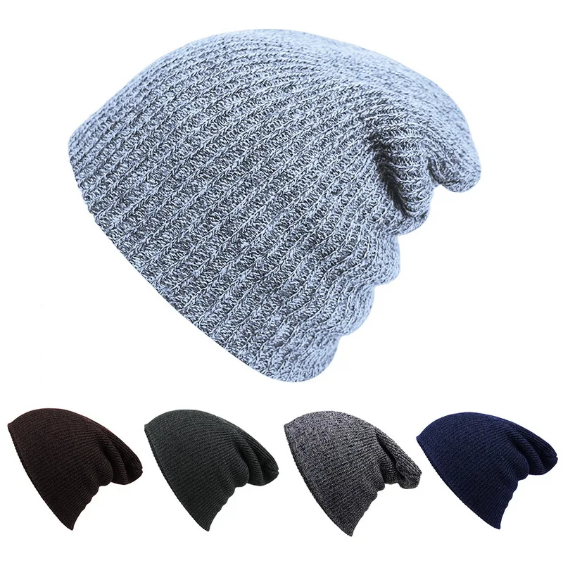 Зимняя шапка модная зимняя унисекс comfortale мягкая Slouchy Beanie коллекция мешковатые различные стили шапка новая czapka zimowa