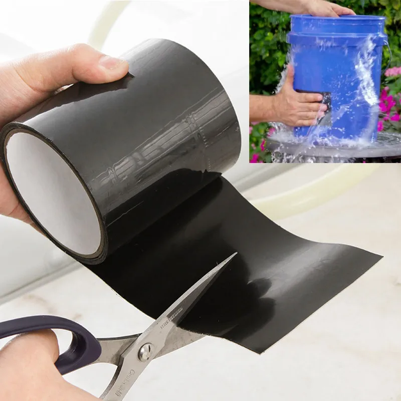 

Upgrade Super Strong Waterproof Tape PVC Pipeline Crack Fast Repair Tapes Self Adhesive Strong Paste Anti-leaking Seal Duct Tape