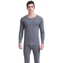 Теплое Нижнее белье Mern, комплект из 2 предметов, бамбуковое волокно, утеплённые длинные кальсоны, с длинными рукавами, плотное и дышащее термобелье для зимы