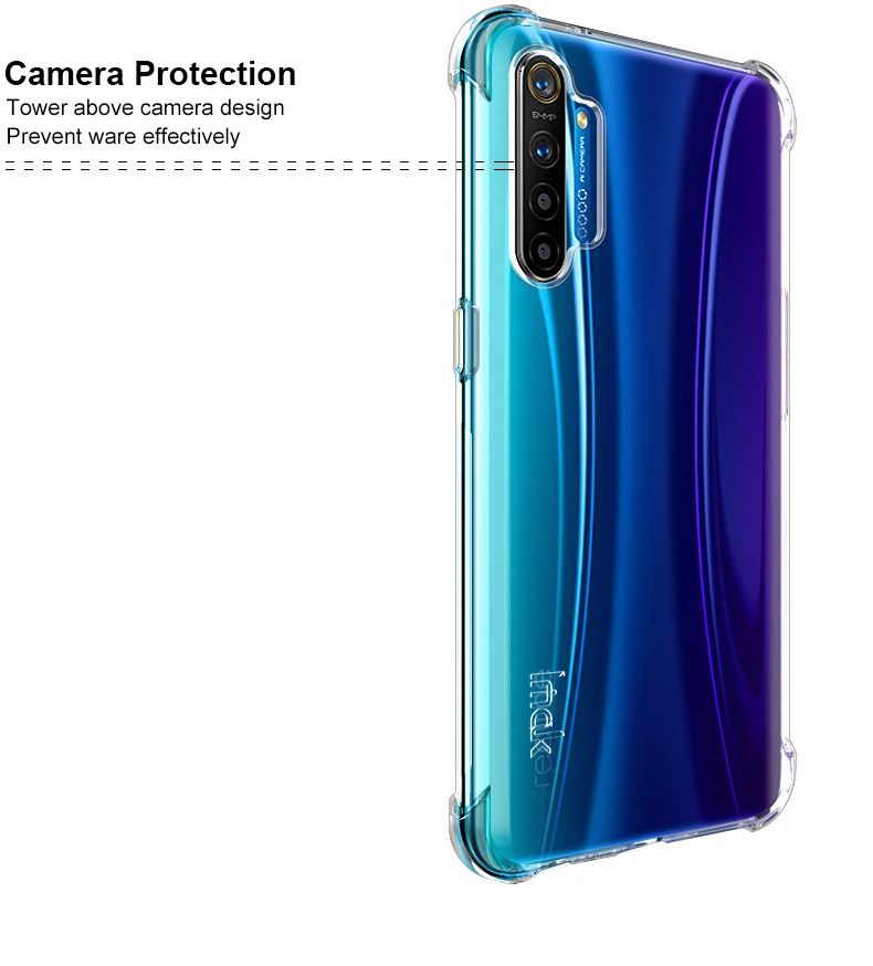 Чехол для OPPO Realme XT/Realme X2 IMAK Ударопрочный Мягкий чехол для Realme XT чехол