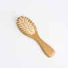 1pc 170*50.5mm Small Wooden Oval Kid Child Baby Eco Friendly Home Travel Bath Shower Massage Paddle Hair Brush And Comb 1