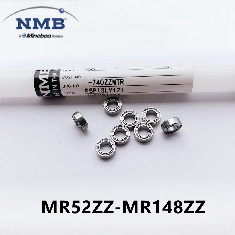 

50pcs Minebea NMB Minebea high speed bearing MR52/62/63/72/74/83/84/85/95/104/105/115/106/126/117/137/128/148ZZ ABEC-5