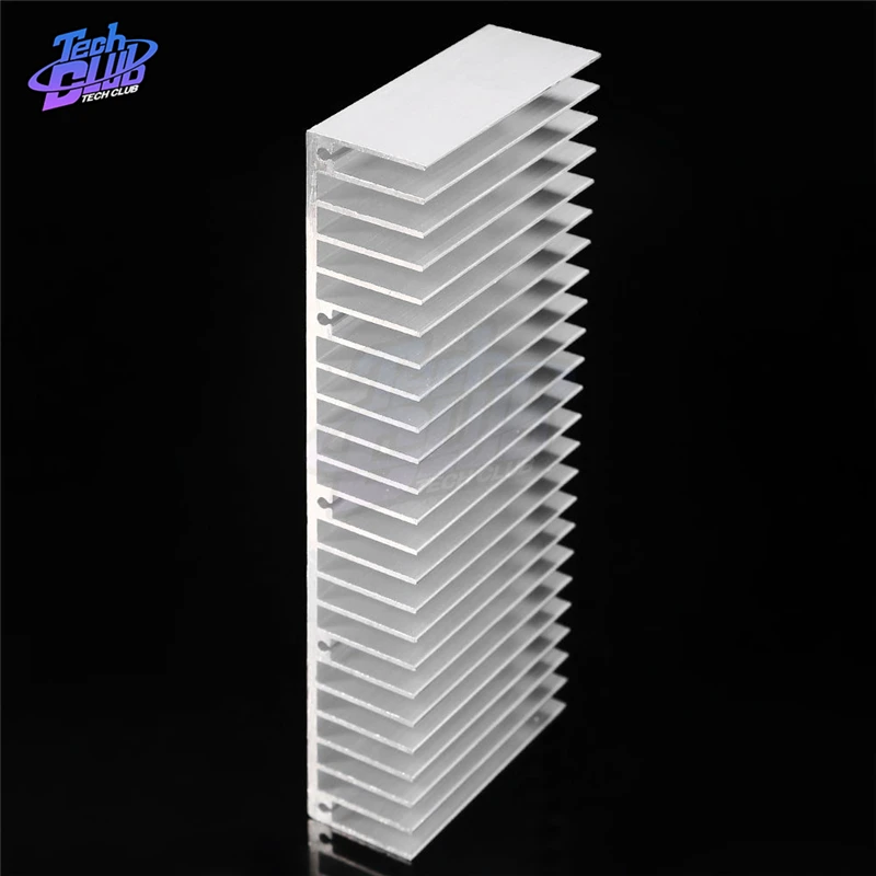 Aluminum Heat Sink 60x150x25mm for Amplifer LED COB Light Power IC Transistor