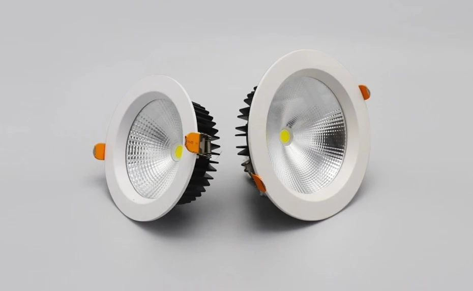 Ultra Bright Round LED Downlight 5W 9W 15W 20W 30W Aluminum for Indoor Lighting white body LED Ceiling Light Recessed Spot Light
