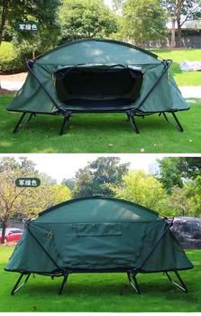

Outdoor tent thickened Oxford cloth warmth off the ground tent single fishing off the ground camping tent