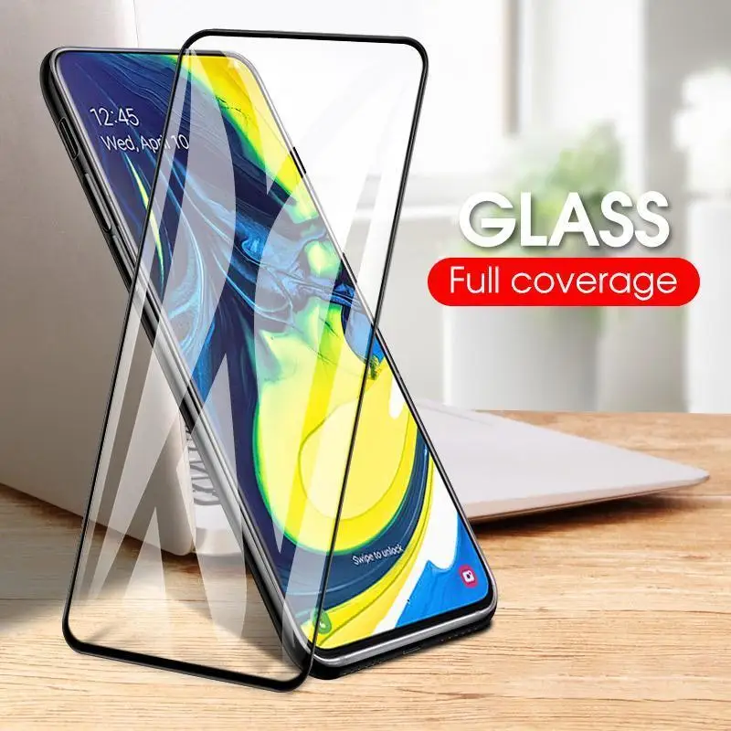 

2 Pieces/Lot Tempered Glass For Samsung Galaxy A90 5G A70 A50S A40S A30S A20S A20E A10S Screen Protective Glass Full Cover film