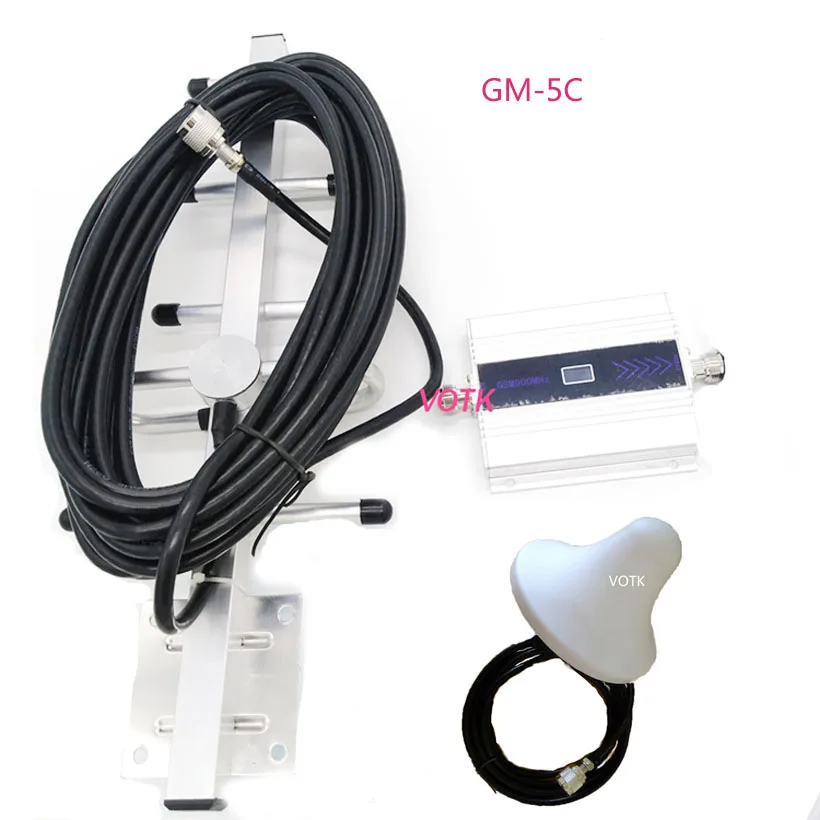 VOTK GSM Signal Booster 2G Cellular Repeater Mobile Phone 900MHZ Amplifier with Yagi Antenna cable | Мобильные телефоны и
