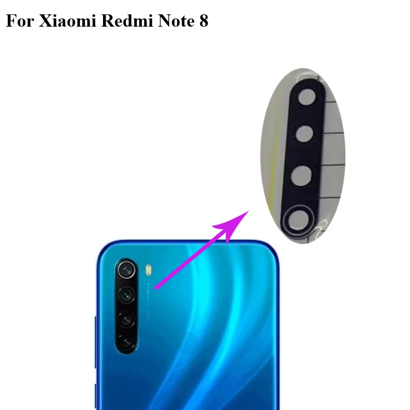 2 шт. Высокое качество для Xiao mi Red Note 8 задняя камера стекло объектив тест хороший