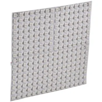 

Fast 50pcs 16*16 256 LEDs Full color WS2812B panel SK6812 panel WS2812 5050 RGB Flexible Pixel Panel Light DC5V