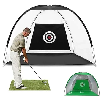

1 Set Indoor Outdoor Golf Practice Net Golf Hitting Cage Garden Grassland Practice Tent Golf Training Equipment Golf Accessories