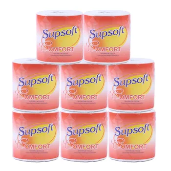 

Toilet Paper 3-Ply Thick Toilet Paper Home Kitchen Toilet Tissue Soft Skin-friendly Paper Silky Smooth Soft Professional