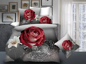 

BEST.WENSD 100% microfiber fabric super soft duvet sets 4pcs /set bed linens pillow cover comforter bedding sets dekbedovertrek