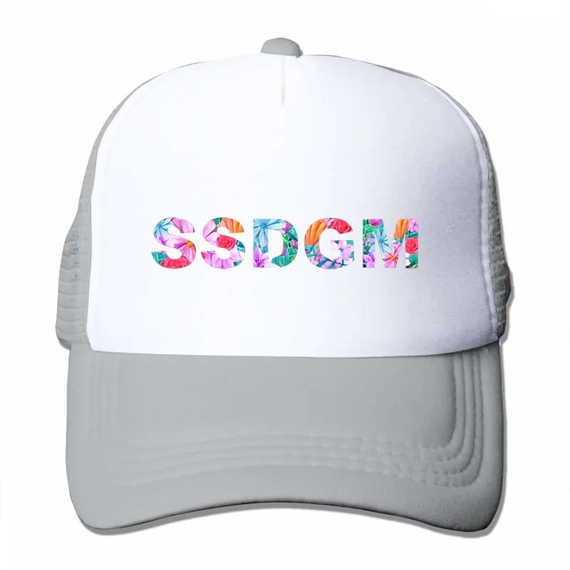 SSDGM цветочный оставайтесь сексуальными и надписью «Don't убьют мои любимые убийства Бейсбол кепки для мужчин и женщин, Кепка-тракер Шапки - Цвет: 4-Gray