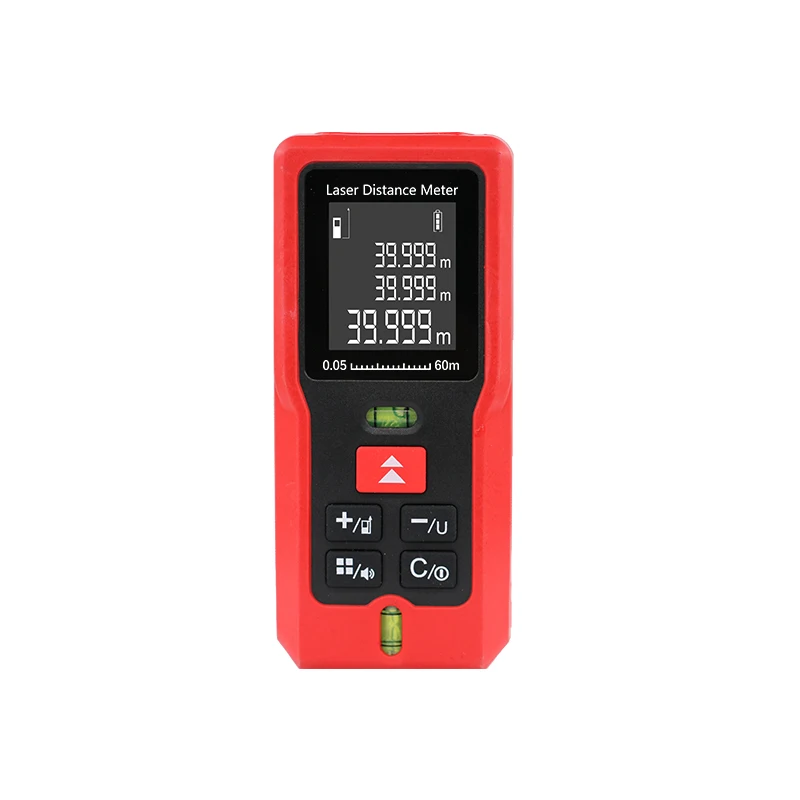 

60m Diastimeter Digital Measuring Area, Volume, Pythagorean theorem Laser Distance Meter with Data Storage