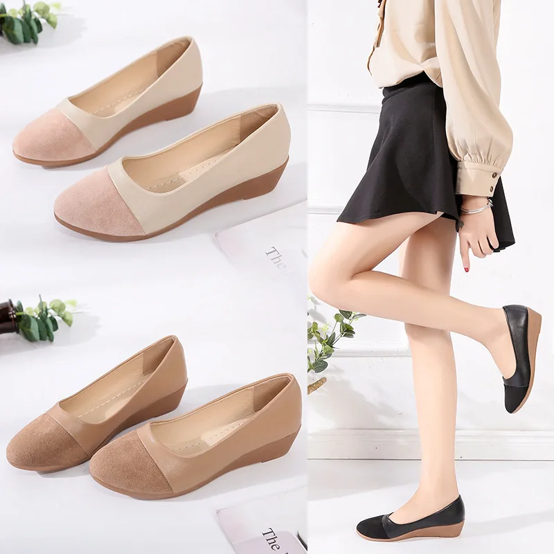 Zapatos de Ballet de señora, informales, antideslizantes, transpirables, para exteriores, 1 par