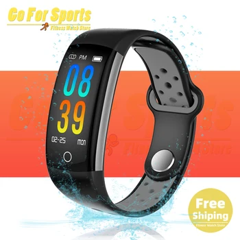 

Smart Watch Fitness Tracker Q6 Smart Bracelet Watch Band HR Fitness Sleep Tracker Waterproof IP68 Activity Tracker for Android