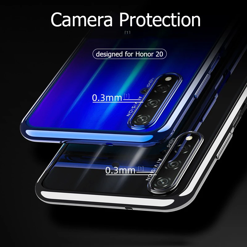 Чехол для huawei Honor 10 10i 10Lite 20 20Pro 20lite 20 Pro Honor 10 lite 10i i Роскошный прозрачный термопластичный полиуретан силиконовый чехол для телефона