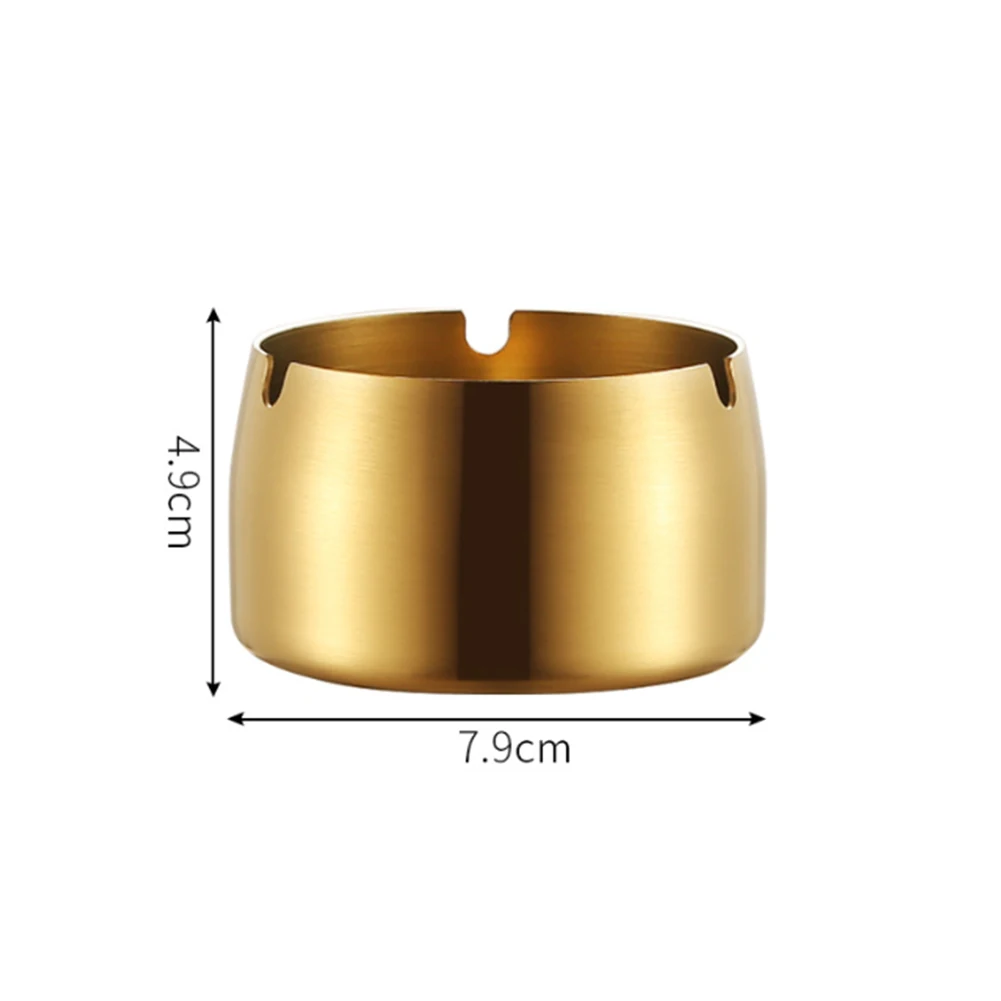 Modern New 2020 Stainless Steel Frosted Ashtray Drop-resistant for Internet Cafe Restaurant Hotel Home Function Use Ashtrays | Дом и сад