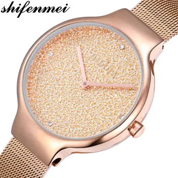 

Women Watches Montre Femme 2019 Women's Mesh Belt ultra-thin Fashion relojes para mujer Luxury Wrist Watches