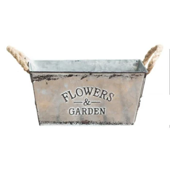 

Balcony Planter pot Plant pot Portable Gardening Planter holder Hot Galvanised