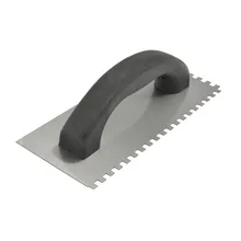 Стальной пилообразный Профессиональный квадратный шпатель стены штукатурки дома плиточный инструмент изогнутая ручка многофункциональное украшение портативный