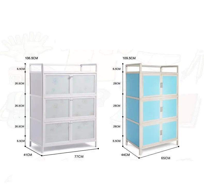 Aparador Dolap Kaplama China Mobiliario Sideboard Cabinet Kitchen Furniture Mueble Cocina Aluminum Alloy Meuble Buffet Cupboard