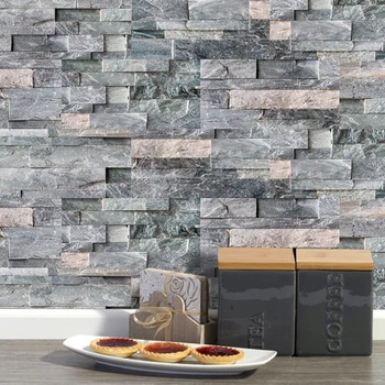 

9pcs 3D Style Wall Sticker Tile Brick Self-adhesive Mosaic Kitchen Bathroom Wall Decor Home Office Decor Removable Waterproof