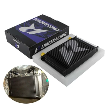

LINESRACING UNIVERSAL 25ROW AN-10AN Engine Racing OIL COOLER Black/Silver